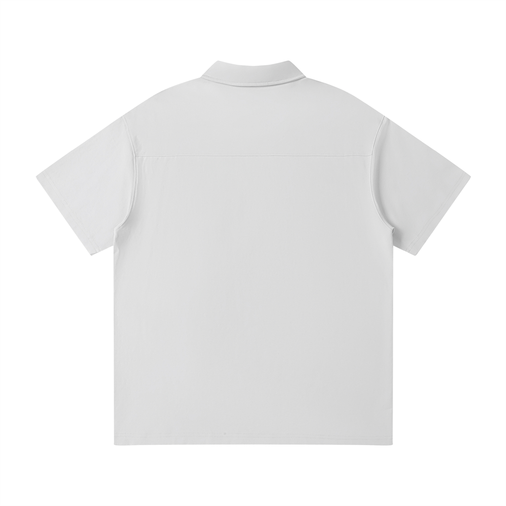 Seven Pines Quarter-Zip Polo (Light Grey)