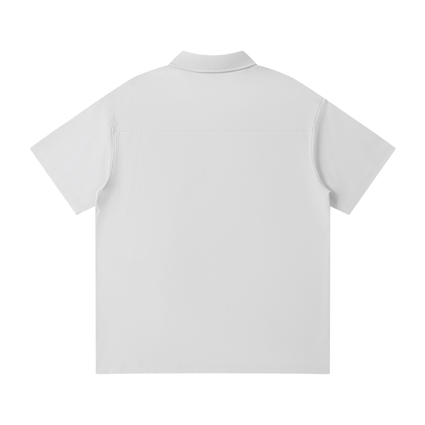 Seven Pines Quarter-Zip Polo (Light Grey)