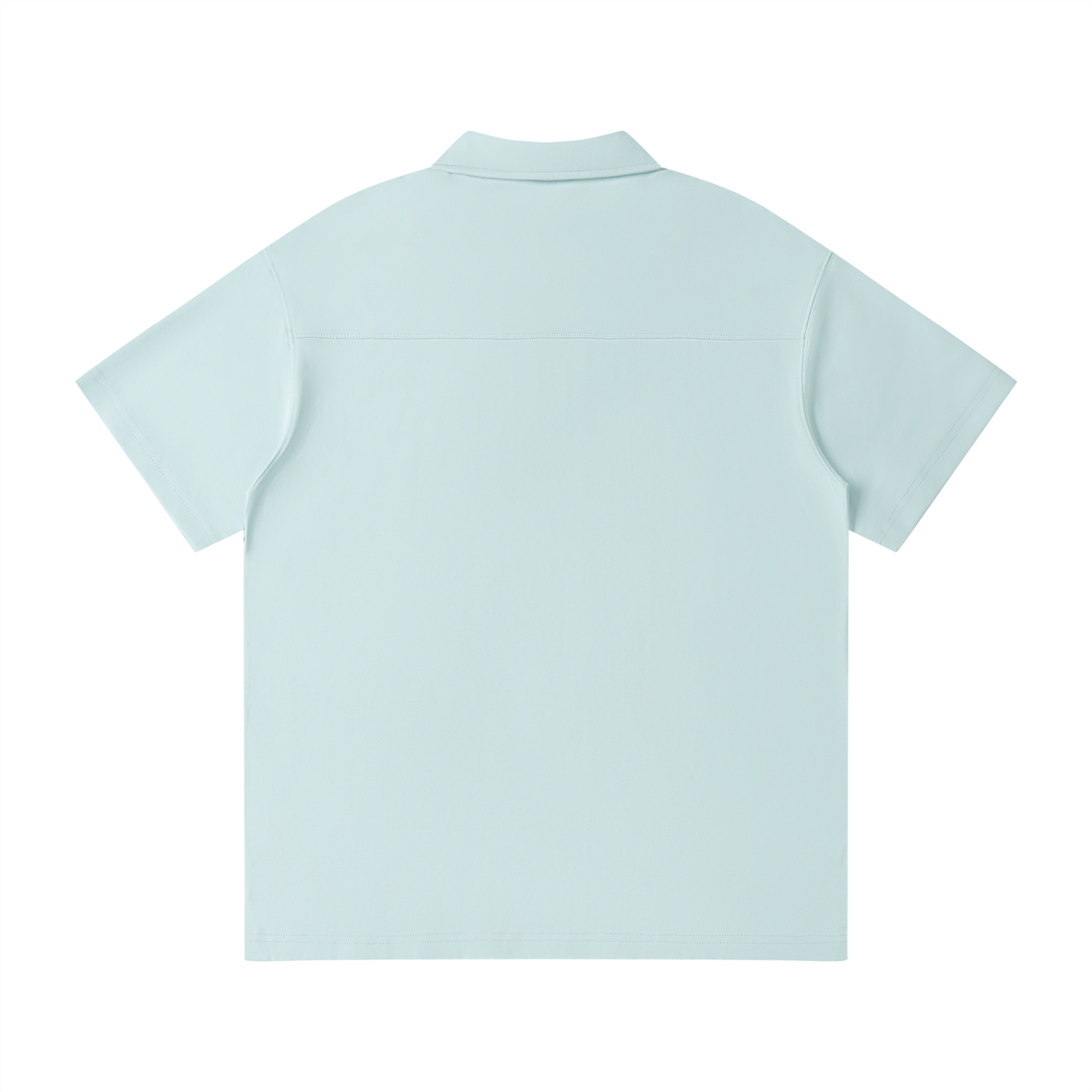 Seven Pines Quarter-Zip Polo (Light Blue)